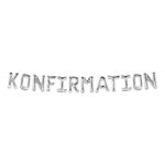 Ballongguirlande Konfirmation Sølv