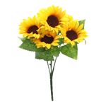 Kunstig Blomsterbuket Solsikker
