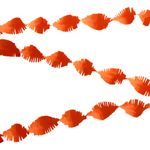 Crepeguirlande Orange
