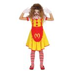 Uhyggelig Fastfoodklovn Kjole Børnekostume