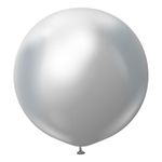 Balloner Professional Superstore Silver Chrome