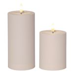 LED Bloklys Soft Beige