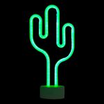 LED-Lampe Kaktus med Neoneffekt