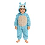 Lulu Monster Blå Onesie Børnekostume