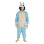 Lulu Monster Blå Onesie Herre Kostume