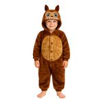 Lulu Monster Brun Onesie Børnekostume