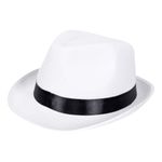 Gangsterhat Al Capone Hvid