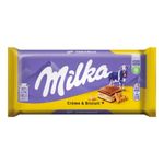Milka Melkesjokoladeplate Creme & Biscuit