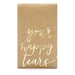 Lommetørklæder Your Happy Tears Guld