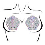 Nipple Covers Jewels Muslinger Sølv Deluxe