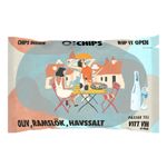 Ø-Chips Hvidvin Oliven Ramsløg Havsalt