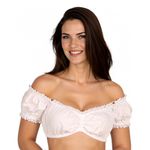 Oktoberfest Dirndl Bluse Hvid