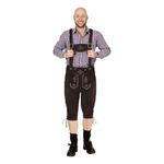 Oktoberfest Lederhosen Mørkebrun