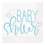 Papirservietter Blå Baby Shower