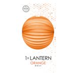 Papirlanterne Rund Orange