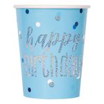 Papkrus Happy Birthday Blå Skimmer