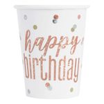 Papkrus Happy Birthday Rosaguld Skimmer