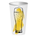 Papkrus med Ølglas