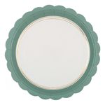 Paptallerkener Dusty Green