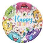 Paptallerkener Funny Monsters