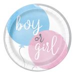 Paptallerkener Gender Reveal Boy & Girl