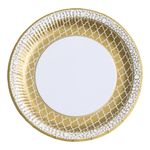Paptallerkener Guld Ornament