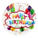 Paptallerkener Happy Birthday