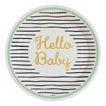Paptallerkener Hello Baby