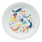 Paptallerkener Mermaid Waves