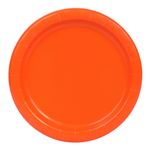 Paptallerkener Orange
