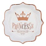 Paptallerkener Princesse Roséguld