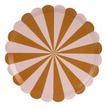 Paptallerkener Stripes Mix