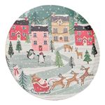 Paptallerkener Julelandskab