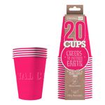 Partykrus Papir Cerise