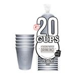 Party Cups Sølv
