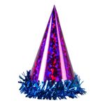 Partyhatte Hologram Lilla