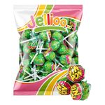 Pin Pon Lollipop Gum Sour Green Apple Økonomipakke