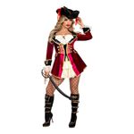 Pirat Kaptajn Kjole Deluxe Kostume