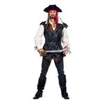 Piratjakke Deluxe Herre Kostume