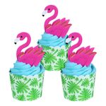 PME Sukkerfigurer Flamingo Cupcakesæt