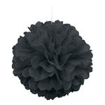 Pompon Sort Hængende Dekoration