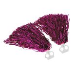 Pom Poms Mørklyserød Metallic