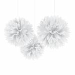 Pom-Poms Hvid Loftsdekoration