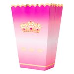 Popkornbeger Prinsessekrone Rosa