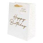 Gavepose Guld Happy Birthday