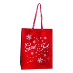 Gavepose Rød/Glitter God Jul