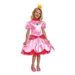Super Mario Prinsesse Peach Børnekostume