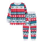 Raidallinen Lasten Joulupyjama