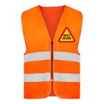 Refleksvest Shit Skier Neonorange