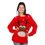 Ren Rød Juletrøje